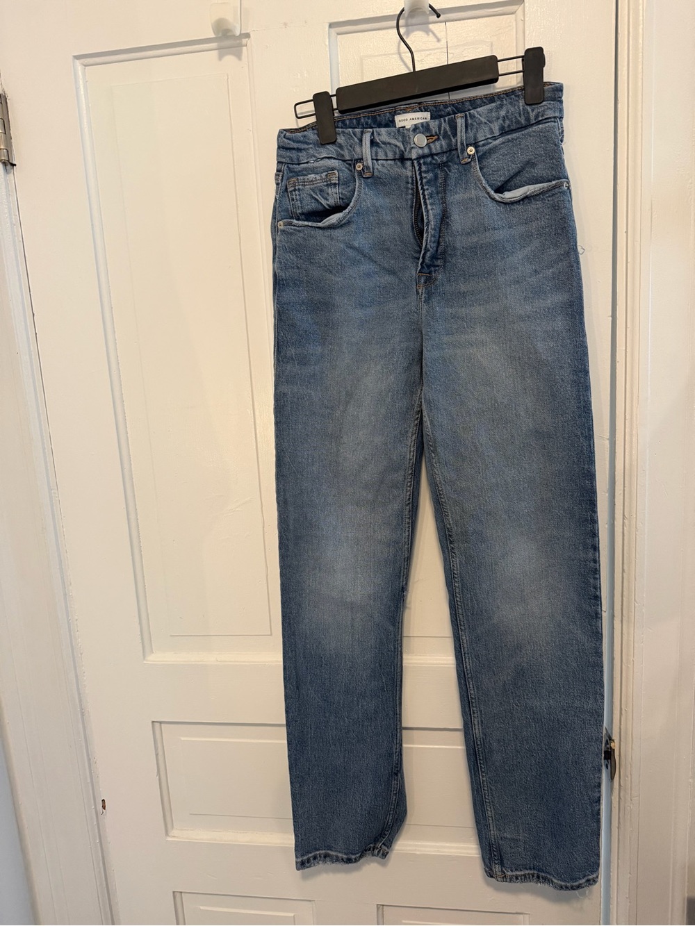 Good American Light Blue High-Rise Denim Jeans